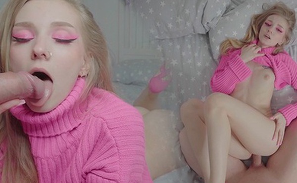 Stepsister loves pink and cock inside herself  [Dolly Rud]