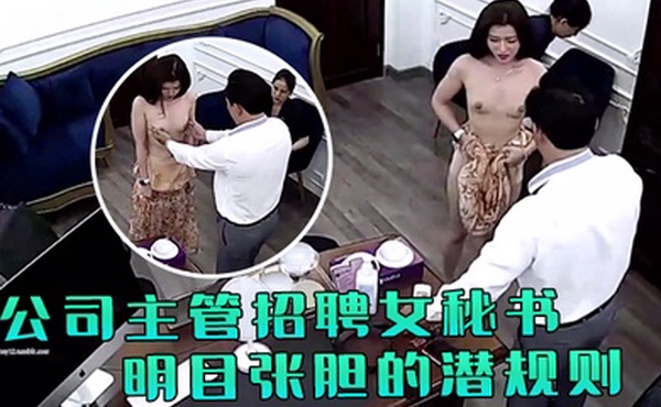 极品稀缺破解摄像头公司主管招聘女秘书要求先看胸围并亲自用手摸太牛逼了明目张胆的潜规则啊