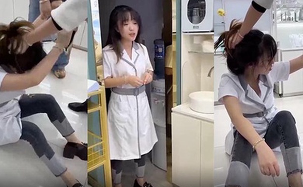 网曝热门事件化妆品专卖店的小三被打_衣服都扒奶子都露出来了太暴力_骑着凑_别说还挺漂亮