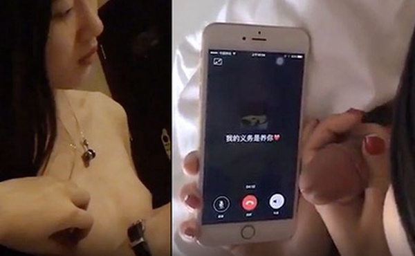 女大学生援交被操的时候主动交代以前有没有被颜射过期间男朋友还打来电话