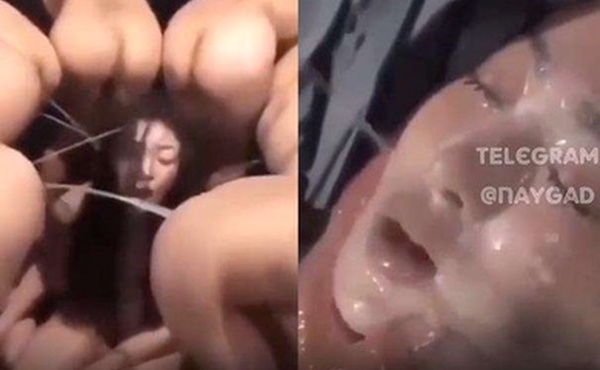 一群人围着放屎放尿这是要把人淹死吗