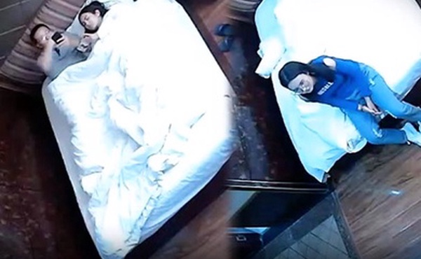 酒店偷窥偷窥大叔和青春靓丽戴眼镜女友激情啪啪