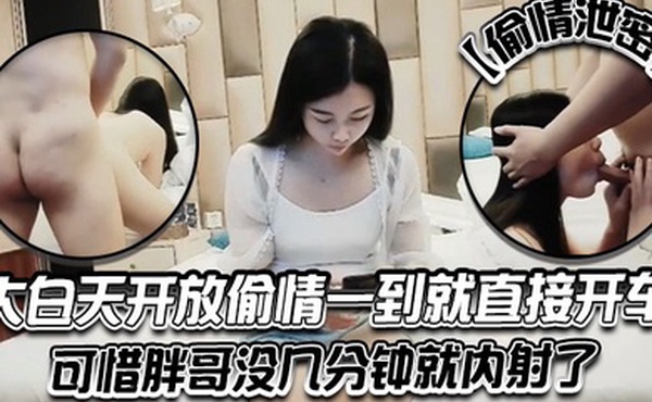 偷情泄密大白天开放偷情一到就直接开车可惜胖哥没几分钟就内射了方言对话